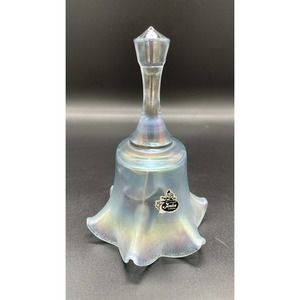 Vintage Fenton Iridescent Bell Ruffled Hand Painted